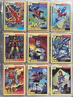 1991 IMPEL MARVEL UNIVERSEMINT100% AUTH COMPLETE SET All CARDS MINT COND