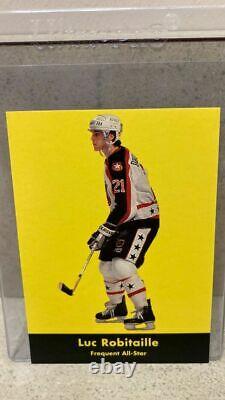 1991 Parkhurst NHL Pro Set Luc Robitaille Frequent All-Star Card #224 Mint Raw