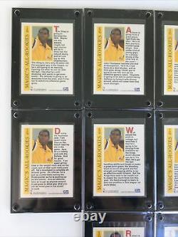 1992-93 Hoops Basketball Magics All Rookie Team Set (1-10) With Shaquille ONeal