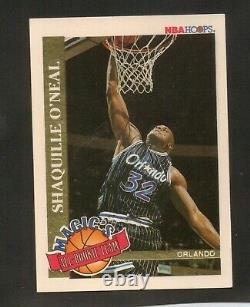 1992-93 NBA Hoops Magic's All Rookie Team Complete Insert Set (10) Shaq, Zo