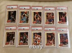 1992 Hoops Magic's All Rookie Complete Set PSA graded, mostly PSA 9, Shaquille