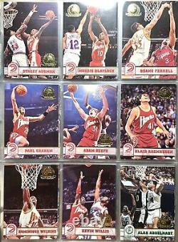 1993-94 Hoops Gold Foil 5th Anniversary COMPLETE Master Set Withexchange & Inserts