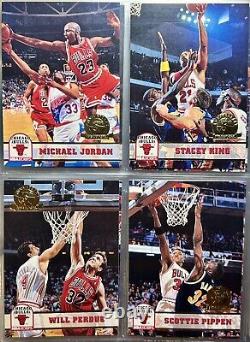 1993-94 Hoops Gold Foil 5th Anniversary COMPLETE Master Set Withexchange & Inserts