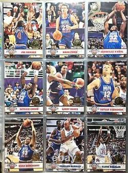 1993-94 Hoops Gold Foil 5th Anniversary COMPLETE Master Set Withexchange & Inserts