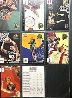 1993-94 Hoops Gold Foil 5th Anniversary COMPLETE Master Set Withexchange & Inserts