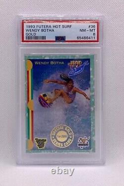 1993 Futera Hot Surf COMPLETE GOLD SET + Extra SLATER Rookie! All PSA Graded