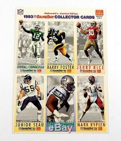 1993 McDonald's Fleer NFL Football Gameday All-Star Sheets Set Case (55 Sets)