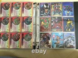 1994 Marvel Flair Annual COMPLETE BASE SET + all 18 PowerBlast Cards + 4 boxes