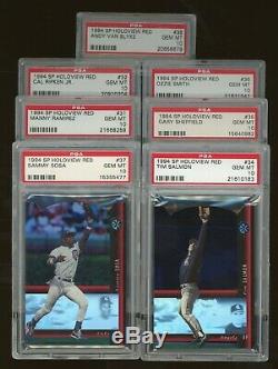 1994 SP Holoview Red Complete Set 38/38 All GRADED PSA 10 with Alex Rodriguez RC
