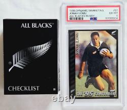 1995 Dynamic Marketing All Blacks Set With Jonah Lomu Rookie Card RC PSA 6 GOAT