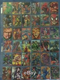 1995 Flair Marvel Annual Complete! (base set and all inserts) 201 total cards