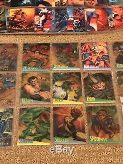 1995 Fleer Ultra Spider-Man Complete Card Set(150) & All Chase Cards(34) NICE
