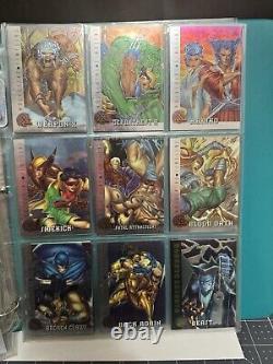 1995 Fleer Ultra X-Men All Chromium Base Trading Card Set 100 Cards