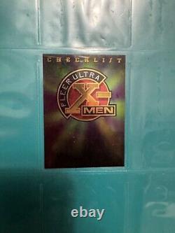 1995 Fleer Ultra X-Men All Chromium Base Trading Card Set 100 Cards