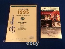 1995 Goal Line Art 5 Card Set All Cards & Box Signed By Artist HOF JSA COA