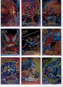 1995 Spider-Man Cards All Chase Cards and Base Set