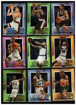1996-97 E-x2000 82-card Near Set 76/82 No Jordan No Kobe No Iverson All Scanned