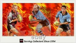 1996 Dynamic Rugby League Series 2 ALL FIRE UP ACETATE CARD Full Set(3)-RARE