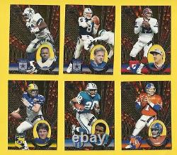 1996 Pacific Invincible football set all 150 cards Favre, Sanders, Marino ++