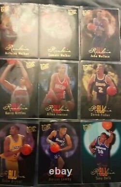 1996 Ultra All Rookies Complete 15 Card Set Includes Kobe Bryant (RC)