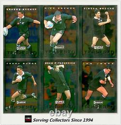 1997 INEDA ALL BLACK Trading Cards Tempered Steel Card Set (9)