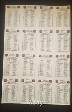 1998-99 Esso NHL All-Star Hockey Uncut Sheets Complete Set 48 Cards Free Ship