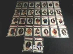 1998-99 Sp Authentic Rookie Card Set Of 30 All Psa 10 + Base Set Vince Carter