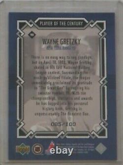 1999-00 Wayne Gretzky UD Legends 10 Card Set All #'d /100
