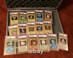 1999 Pokemon Game Complete Set 102 Cards? ALL PSA 9? Fresh New Cases