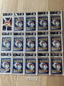 1999 Pokemon TCG Set Of 15 All Holo Cards. Some shadowless, 1st edition, etc
