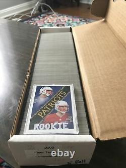 2000 Fleer Traditions complete Set With Tom Brady Rookie, All Cards In Sleeves