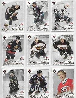 2001-02 Private Stock COMPLETE BASE SET withALL rookie cards