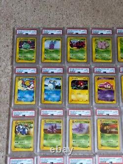 2001 Japanese WEB Series 1st ED Complete Pokemon Cards MASTER SET ALL PSA 10