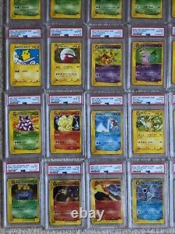 2001 Japanese WEB Series 1st ED Complete Pokemon Cards MASTER SET ALL PSA 10