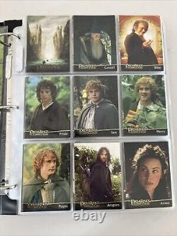 2001 Lord Of The Rings Fellowship Complete Set With All Insert + Update Edition