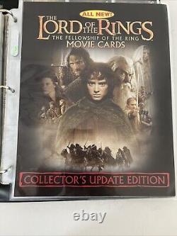 2001 Lord Of The Rings Fellowship Complete Set With All Insert + Update Edition