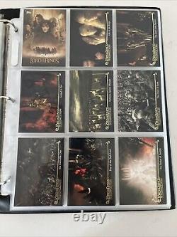 2001 Lord Of The Rings Fellowship Complete Set With All Insert + Update Edition