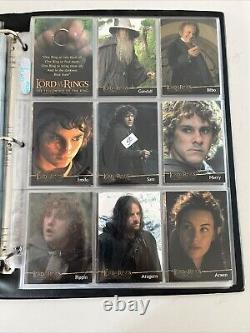 2001 Lord Of The Rings Fellowship Complete Set With All Insert + Update Edition