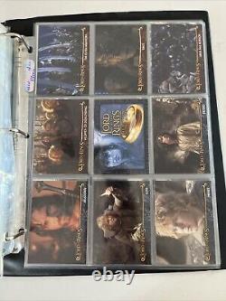 2001 Lord Of The Rings Fellowship Complete Set With All Insert + Update Edition