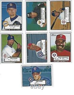 2001 Topps Heritage Set W All Black Back Sp's And 13 More Sp's L@@k