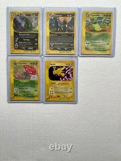 2003 Pokemon E-Series Aquapolis Complete Set All 182/147 Include Crystal Cards
