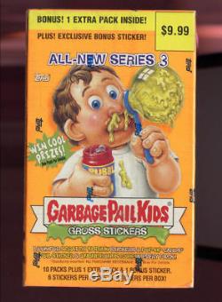 2004 Topps Garbage Pail Kids All-New Series 3 ANS Card Set GPK Wax Pack Box