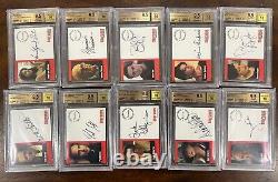 2005 Inkworks The Sopranos Auto Full Set. All Graded BGS 9.5 10 Auto