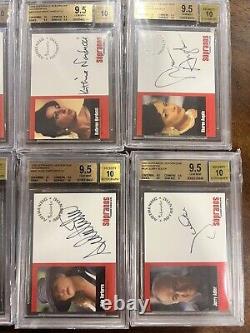 2005 Inkworks The Sopranos Auto Full Set. All Graded BGS 9.5 10 Auto