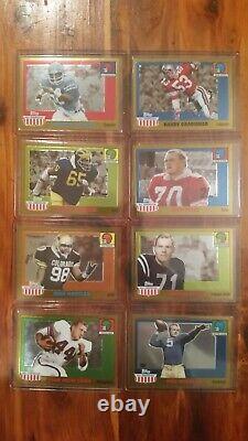2005 Topps All American Gold Chrome Football Cards Complete Set