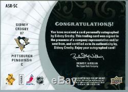 2007-08 Ud The Cup Sidney Crosby Auto All Star Royalty, One Time Set, 1/1