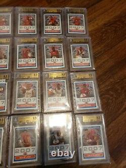2007 McDonald's All American Topps Rookie BGS 9.5 Set James Harden Griffin Rose