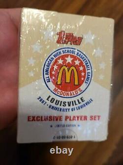 2007 McDonalds All-Amerian Exclusive Player Set with James Harden RC Sealed