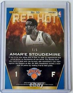 2013-14 Panini Select Amar'e Stoudemire Green Prizms /5 Combo Set Base, Swatches