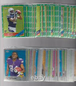 2013 Topps Chrome Football Complete Set 385 Total Cards With All 5 Insert Sets